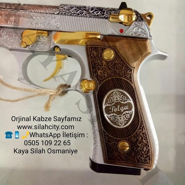 Beretta F92 Fs İçin Özel Ahşap Kabze