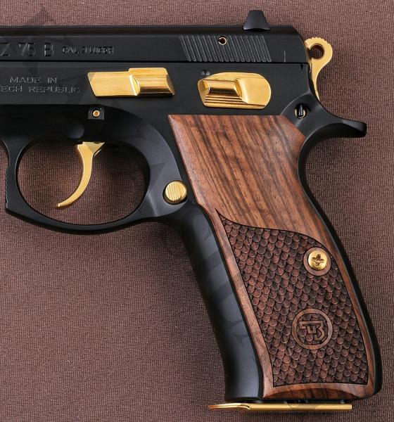 Cz 75 B İçin Balık Pullu Ceviz Kabze