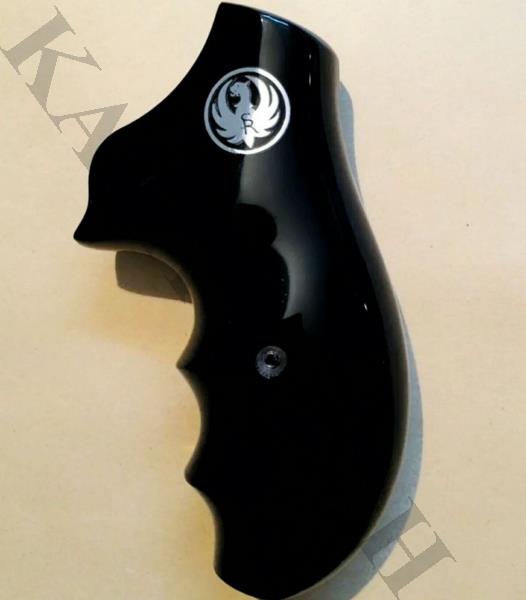 Ruger SP 101 İçin Gümüş Logolu Siyah