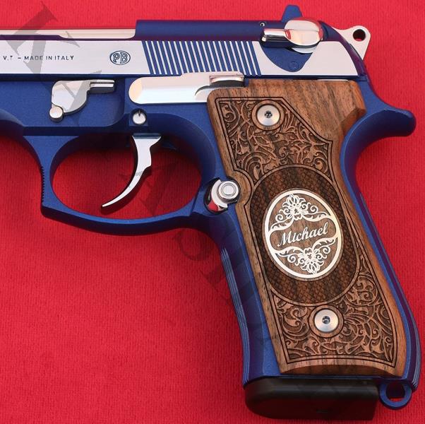 Beretta 92 FS Kişiye Özel İsimli Kabze