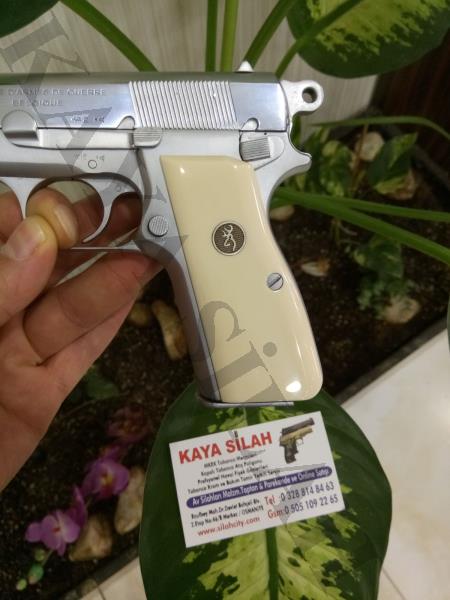 Browning Hi Power İçin Fil Dişi Kabze