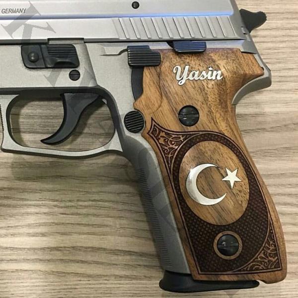 Sig Sauer P229 İçin Özel Ahşap Kabze