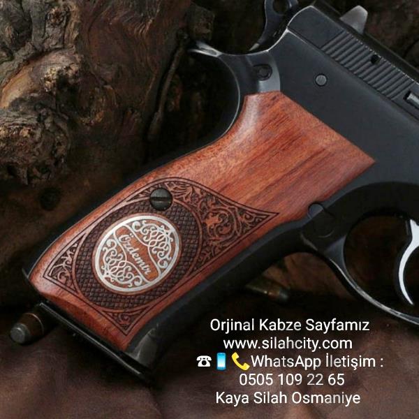 Cz 75 B İçin Özel Gül ağacı Kabze