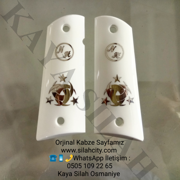 Colt 1911 İçin Özel Beyaz Kabze