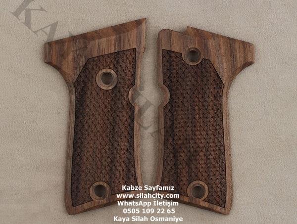 Beretta F92 Compact İçin Ceviz Kabze