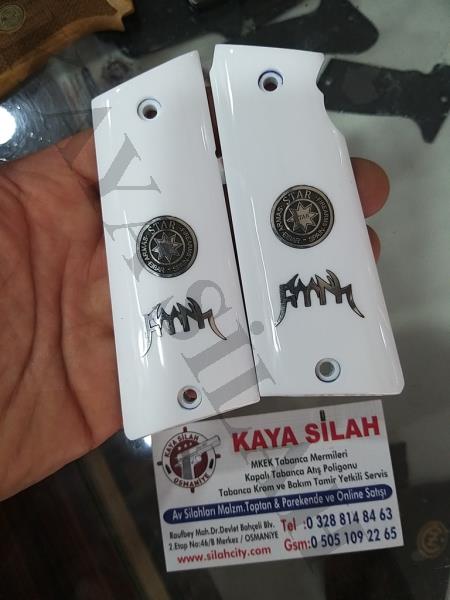 Star 9mm İçin Özel Beyaz Kabze.